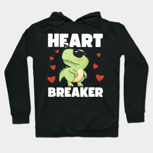 KIDS VALENTINES HEART BREAKER T-REX (HEARTS VERSION) Hoodie